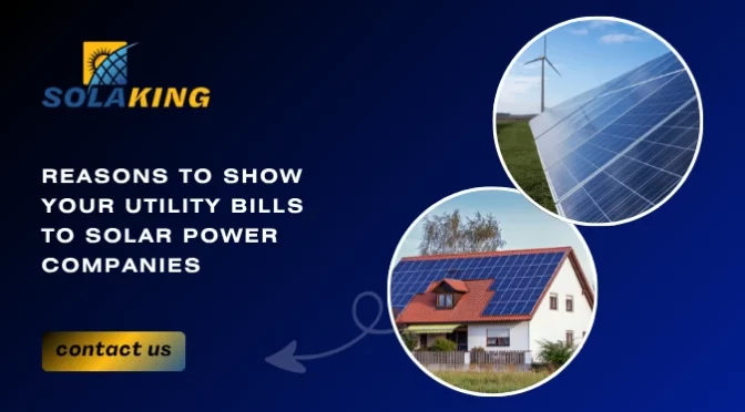 Why Should Solar Power Companies See Your Utility Bills?